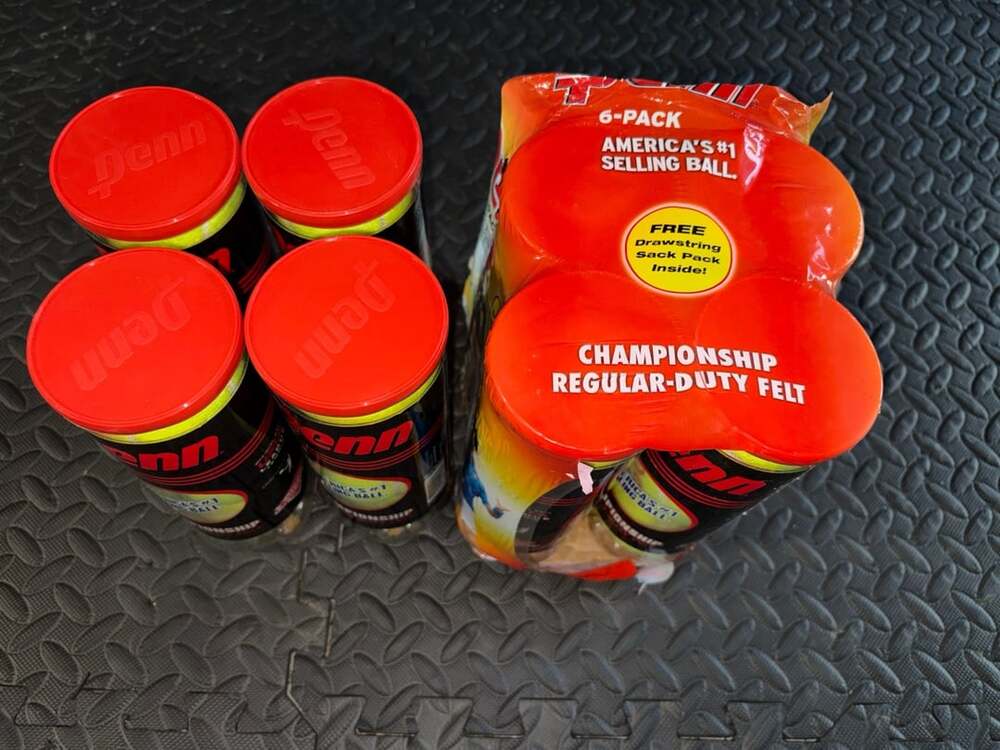 Penn Championship Regular Duty 6-Pack Tennis Balls